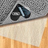 shinfly Antirutschmatte für Teppich 80x150 cm mit 4 Stück Teppich...