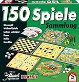 Schmidt Spiele 49141 150er Spielesammlung grün, Bunt