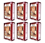 6 X 100g Henna Color Naturhaarfärbemittel Pulver Farbe Öko Mahagoni dunkel...