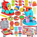 MUOIVG 51 Stück Knete Dough Set für Kinder, Kitchen Creations Nudelmaschine Spielset...