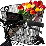 Retoo Fahrradkorb Vorne mit Lenkeradapter, Schnell klick Halterung, Fahrrad Korb...