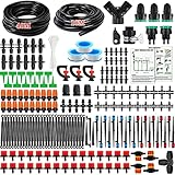 JOTOL 300+pcs Bewässerungssystem Garten BewässerungsSystem mit Verstellbaren...
