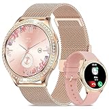 KIPTUMTEK Smartwatch Damen mit Telefonfunktion,1.32 Zoll Touchscreen, Fitnessuhr...