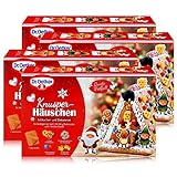 Dr.Oetker-Knusper-Häuschen Lebkuchenhaus Advent Weihnachten 403g (4er Pack)