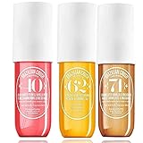 3 Stück Brazilian Parfum, Body Splash für Frauen,Lang Anhaltender Duftspray, Haar und...