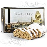 1000 g handgemachter 'Original Dresdner Christstollen®' im Geschenkkarton Motiv...