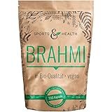 Brahmi Kapseln Bio - 200 Brahmi Kapseln - 1000 mg pro Tagesdosierung - Vegan - Ohne...