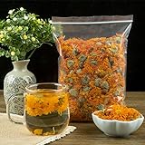 Bio Ringelblumentee Calendula Officinalis Echter Blütentee Hitze Lindern Feuer Entfernen...
