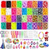 selizo 2800+ Loom Bänder Set, 36 Farben Zubehör Bunte Gummiband für...