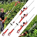Hecht Starke Elektro Teleskopheckenschere elektrisch mit starken 750 Watt – 510 mm...