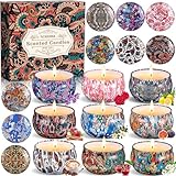 NCKIHRKK Duftkerze Geschenke für Frauen, 9PCS Natürliches Sojawachs Duftkerzen...