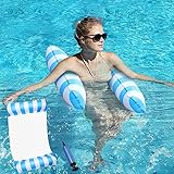 Aufblasbares Wasserhängematte Schwimmbett,Wasser Hängematte Schwimmhängematte...