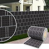 Plantiflex Sichtschutz Rolle 35m Blickdicht PVC Zaunfolie Windschutz für...