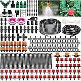 Garten BewässerungsSystem, 340Pcs Garten Bewässerung Kit,55M+15M...