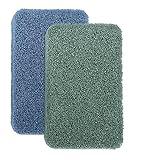 Steuber Silikonschwamm 2er Set grün-blau für alle Oberflächen, handlich & effizient