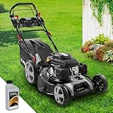 BRAST® Benzin Rasenmäher mit Antrieb | 5,2kW (7PS) | 55cm Schnittbreite |...