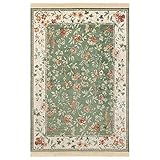 Nouristan Naveh Orient Teppich – Wohnzimmerteppich Orientalisch Kurzflor mit Fransen...