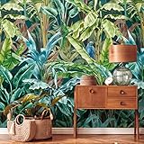 A.S. Création Livingwalls Travel Styles Vliestapete - Papagei-Tapete in Grün und Blau -...