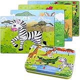 BBLIKE Kinderpuzzle 64 Stücke Puzzle für Kinder Puzzle ab 3 Vier schwierigkeitsgrade...