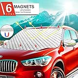 Ezlife Frontscheibenabdeckung Winter 720g Ultra-Dick Frost Magnet Auto...