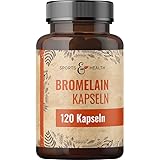 Bromelain Kapseln -3600 F.I.P – 550 mg pro Kapsel - 120 Kapseln – Enzyme aus Ananas -...