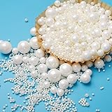 Essbare Süßigkeiten Kuchen Dekoration 120G Weiß Perle Zucker Geburtstag Halloween...
