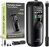 Woowind LP1 Elektrische Luftpumpe & Akku Kompressor (150 PSI/10.3 Bar), Akku...