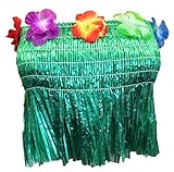 Wickd Hawaiianisches Kostüm für Damen, aus Stroh, für Sommer, Karneval, Luau Hula,...