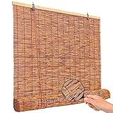 HRXQSHH Bambusrollo 50 60 70 80 90 100 110 120 130 140 150 160cm Breit...