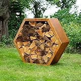 HOME DELUXE - Rost Holzlege - Antares - 3er Set - 80 x 92 x 43 cm, wetterbeständig, edle...