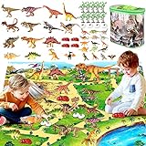 50 Stück Dinosaurier Spielzeug mit Spielmatte,pädagogisch,realistisch aussehendes...