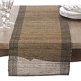 fenncostyles. COM genoppte Textur Grenze Design Woven Tischläufer Tisch runner-14 X72