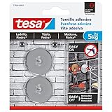 tesa 77906 – 00001 – 00 – Schraube Wandtattoo rund für Ziegel und Stein (5 kg)