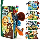 hahaland Babybuch Baby Stoffbuch Buch Spielzeug 0 Monate 3D Bilderbuch...