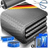 KESSER® Pool Solarabdeckplane Rechteckig 600 x 400cm Solarfolie 120 µm...
