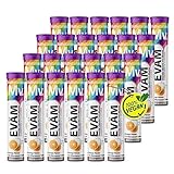 EVÄM Multivitamin Brausetabletten I Geschmack Orange I 24x 20 Stück I...