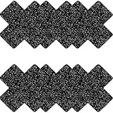 SATINIOR 6 Paar Glitzer Pasteten Abdeckungen Einweg Aufkleber in Form für Valentinstag