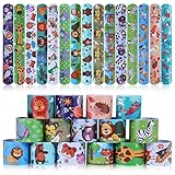 yumcute 30Pcs Kindergeburtstag Gastgeschenke Schnapparmbänder Slap Armbänder...