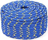 Abio Polypropylen Seil 8mm 10m blau Polypropylenseil Outdoor Tauwerk PP Flechtleine...