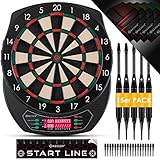 KESSER® Elektronische Dartscheibe Profi Set - E Dartboard mit 15 Dartpfeile +...