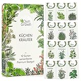 OwnGrown Kräuter Samen Set 12 Sorten Garten und Küchenkräuter Samen - Petersilie,...