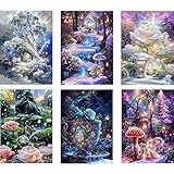 Mupmod 6 Pack Diamond Painting Set, Diamant Painting Bilder DIY Erwachsene...