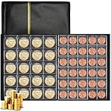 250 Taschen Coin Album,21.8x16.8cm Münzsammlung Album,Sammelalbum für...