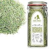Rosmarin getrocknet BIO 350g im Premium Drahtbügelglas | EDEL KRAUT - 100% naturreiner...