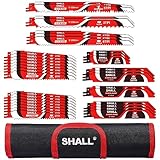 SHALL Säbelsägeblätter (34 Stück), Ersatz-Sägeblatt-Set aus Hartmetallstahl für den...