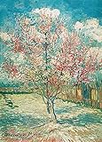 Puzzle 1000 Teile Erwachsene Rosa Pfirsichbaum in Blüte von Vincent Van Gogh 70...