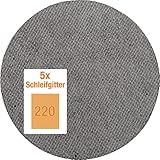 kwb Quick-Stick Schleifgitter-Scheibe K 220 – für Langhalsschleifer, 225 mm...