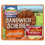Hochland Sandwich Scheiben Butterkäse 50%, 150 g