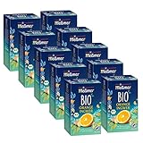 Meßmer Tee Bio Früchtetee Orange-Ingwer, 91 g, 10er Pack