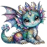 Holzpuzzle Erwachsene, 200 Teile Wooden Puzzle, Einzigartiges Tierform Holz Puzzle,...